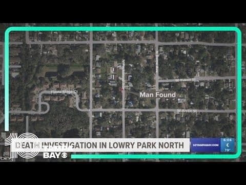 Tampa police searching for suspect after finding man dead on North Packwood Avenue