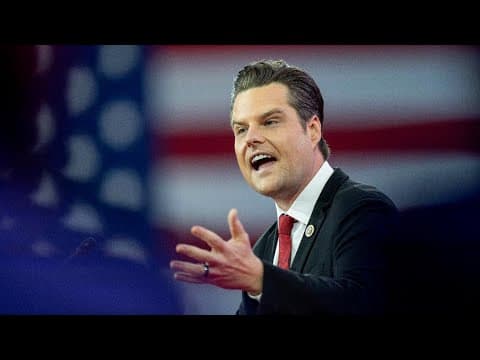 Matt Gaetz withdraws as Trump's pick for attorney general