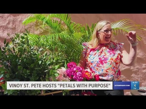 Make your own bouquet, help local women in need with Vinoy St. Pete's 'Petals with Purpose'