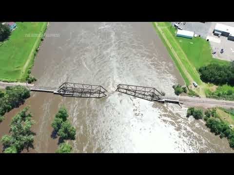 Midwestern flooding collapses a bridge in South Dakota