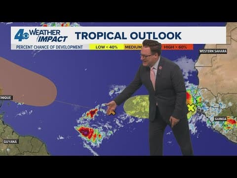 Monday 10 PM Tropical Update: A new tropical wave behind Hurricane Erin could develop late this week