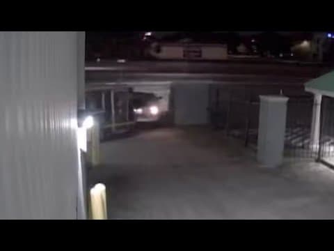 Video: Man jumps fence to steal mobile hair salon for children with special needs