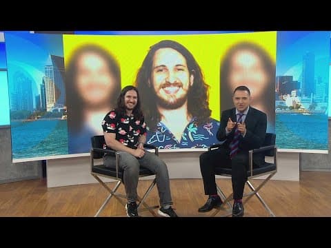 Sidney Raz, social media influencer stops by CBS 8 to see what it's like to work in TV news