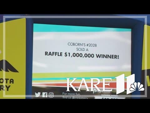 One of two million dollar raffle tickets sold in Delano