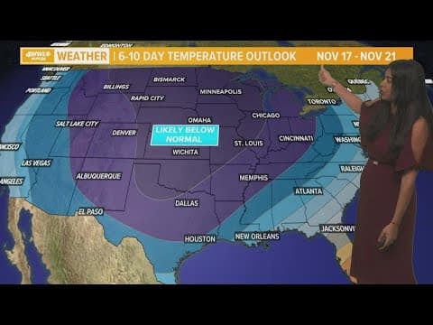 Cooler air arrives this weekend