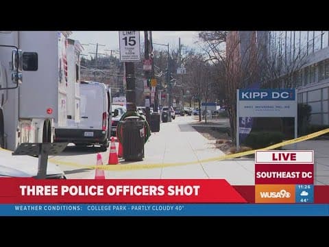 Kipp DC elementary school on lockdown after 3 officers shot in Southeast