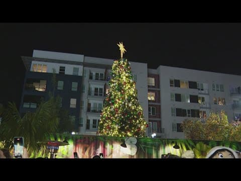 Santa visits East Village for festive tree lighting celebration