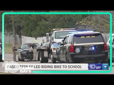 Teen killed after driver crashes into bicycle in Hudson