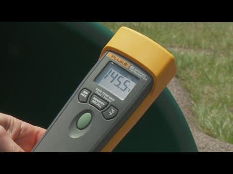 Your children's playground equipment could be as hot as 140 degrees!