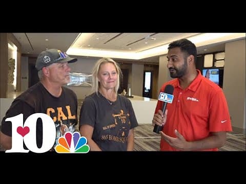 Cal Stark's parents talk about home run in Game 2 of CWS finals and get emotional about his journey