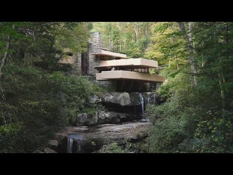 Frank Lloyd Wright's Fallingwater house | Chuck's Big Adventure