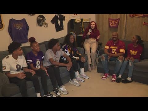 This football family is a house divided for Commanders vs. Ravens on Sunday