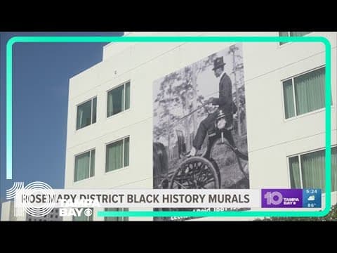 Black history murals dress up Sarasota's Rosemary District