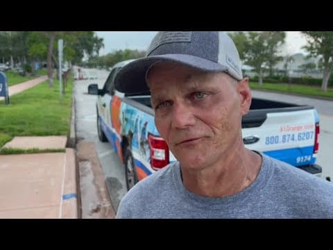 Outdoor workers struggle amid extreme heat in Tampa Bay area