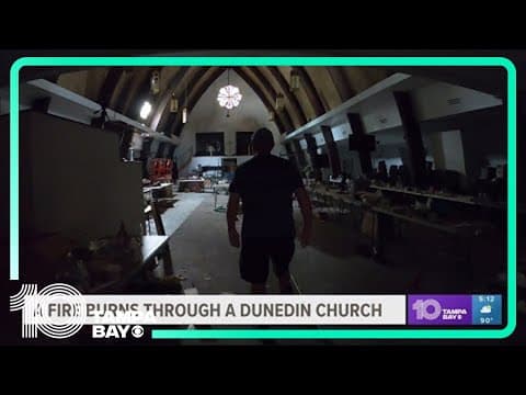 Pastor speaks out after Dunedin church catches fire