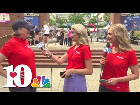Olympic Rings officially on display in Market Square