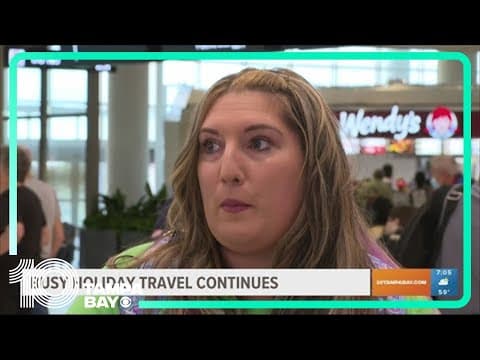 Busy holiday travel continues at TPA