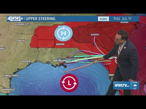 Tuesday 7 PM Tropical Update: Invest 93 moving toward the Gulf