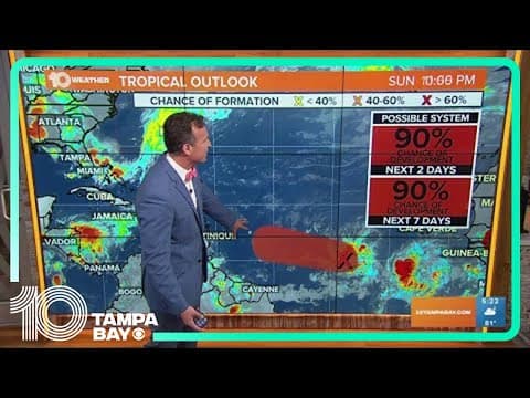 Tracking the Tropics: Tropical depression likely to form today