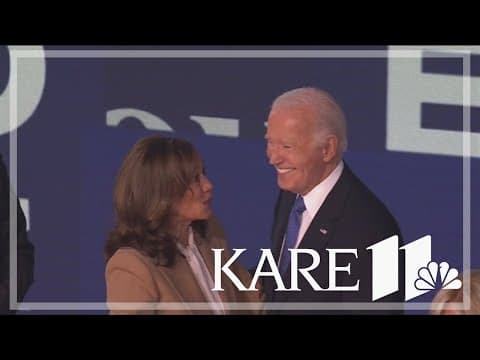 President Biden campaigns with VP Harris in Pennsylvania