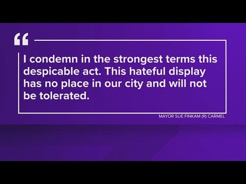 Police investigating after hate symbol left at Carmel home