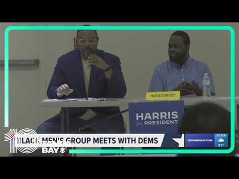 Black Men's Roundtable holds conversation with Harris campaign