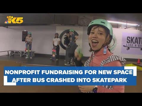 After a bus crashed into their skate park, Skate Like A Girl fundraises for a new space