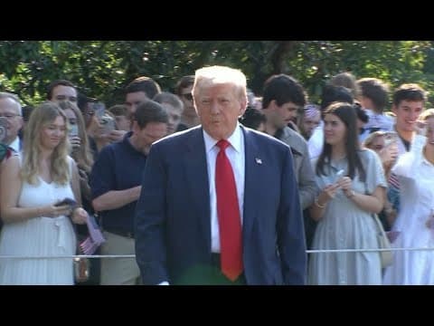 Trump travels to Scotland for golf amid Epstein furor