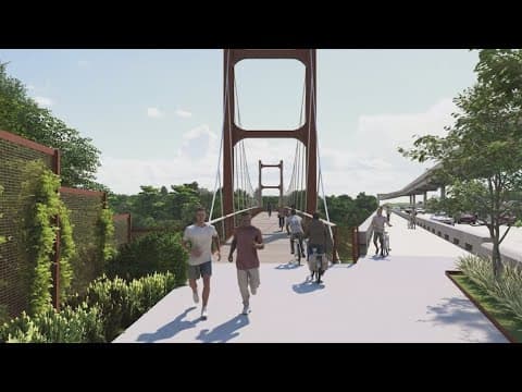 New pedestrian bridge over Buffalo Bayou to make walking between Galleria and Memorial Park easier