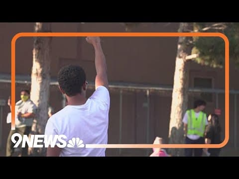 Protesters rally in Aurora against ICE, Trump administration