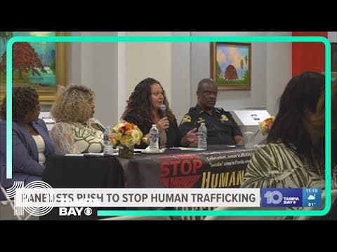 Human trafficking survivor shares her story at St. Pete panel to help save others