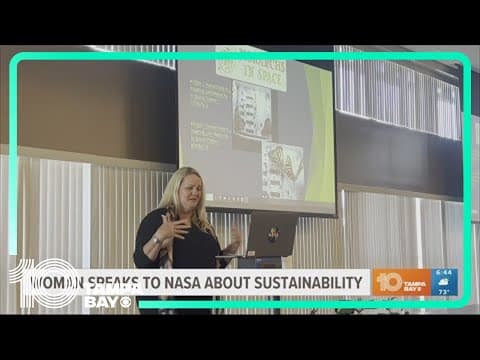 Tampa business owner spreads message of sustainability to NASA employees