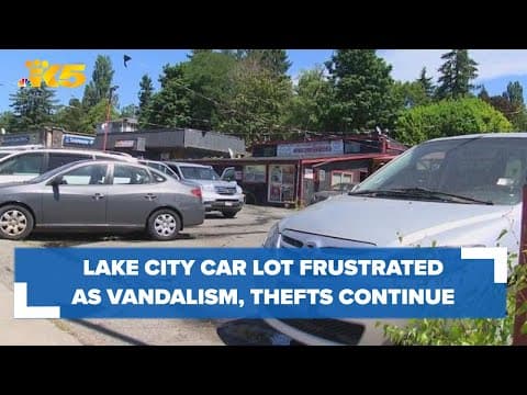 Lake City car lot losing thousands of dollars because of vandalism, theft