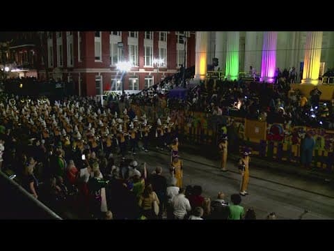 Krewe of Muses parade coverage | Edna Karr High School Marching Band