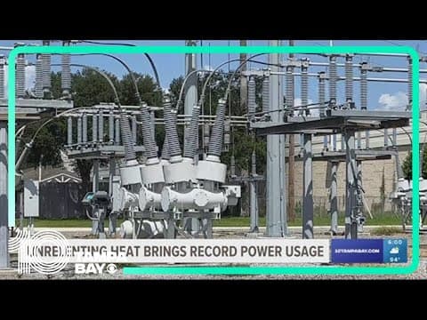 Persistent heat brings record power use in Tampa Bay, challenging the power grid
