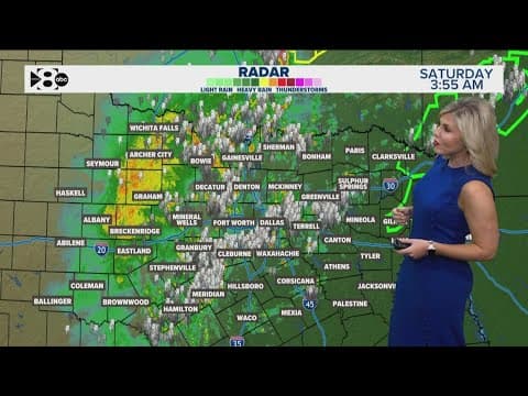 DFW weather: Tracking severe storms moving through North Texas