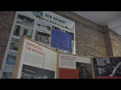 New Harmony hosts "Trail They Blazed" exhibit