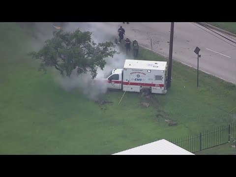 Texas man leads police on a chase in a stolen ambulance