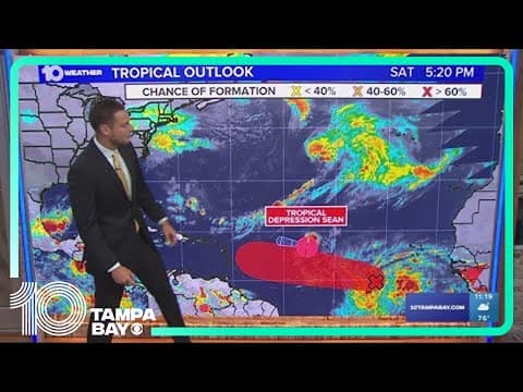 Tracking the Tropics: Tropical Depression Sean weakens