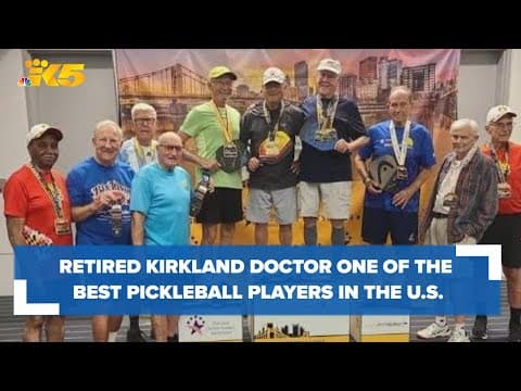 Kirkland doctor one of the highest ranked pickleball players in the country