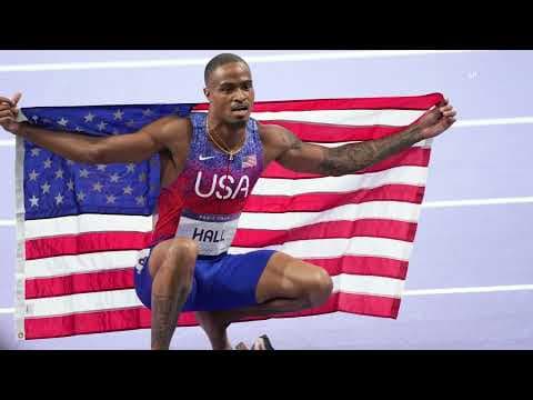 Quincy Hall's incredible come-from-behind finish in men's 400-meter final captured in photos