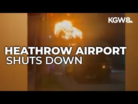 London's Heathrow Airport closes after widespread power outage