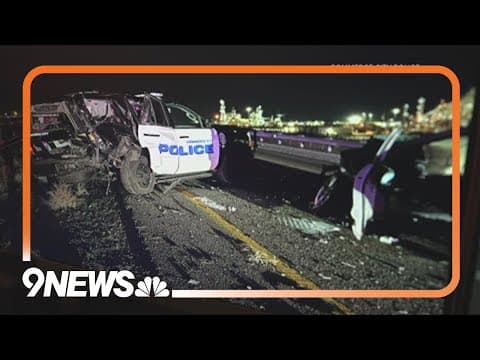 Commerce City officer injured in suspected DUI crash