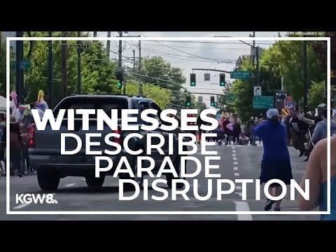 Portland man who drove through Grand Floral Parade route makes first court appearance