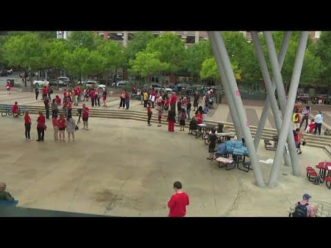 Montgomery county teachers protest budget cuts