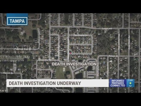 Murder investigation underway in Tampa