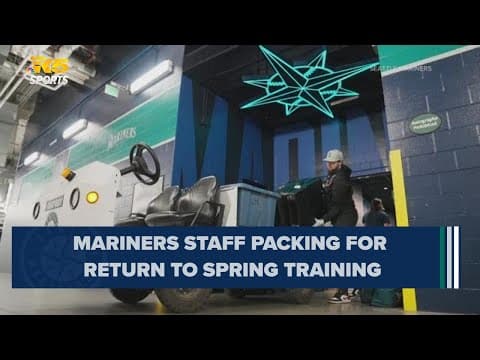 Mariners packing for spring training