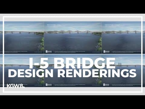 Interstate Bridge replacement team unveils first 3D images of design possibilities