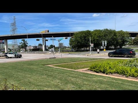Homicide investigators responding to fatal crash at Beltway 8, JFK Boulevard