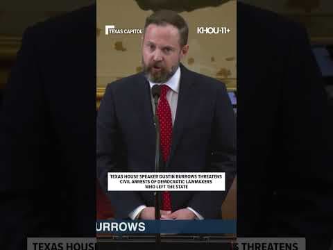 House Speaker Dustin Burrows (R) said he'd sign warrants for civil arrests of absent state reps